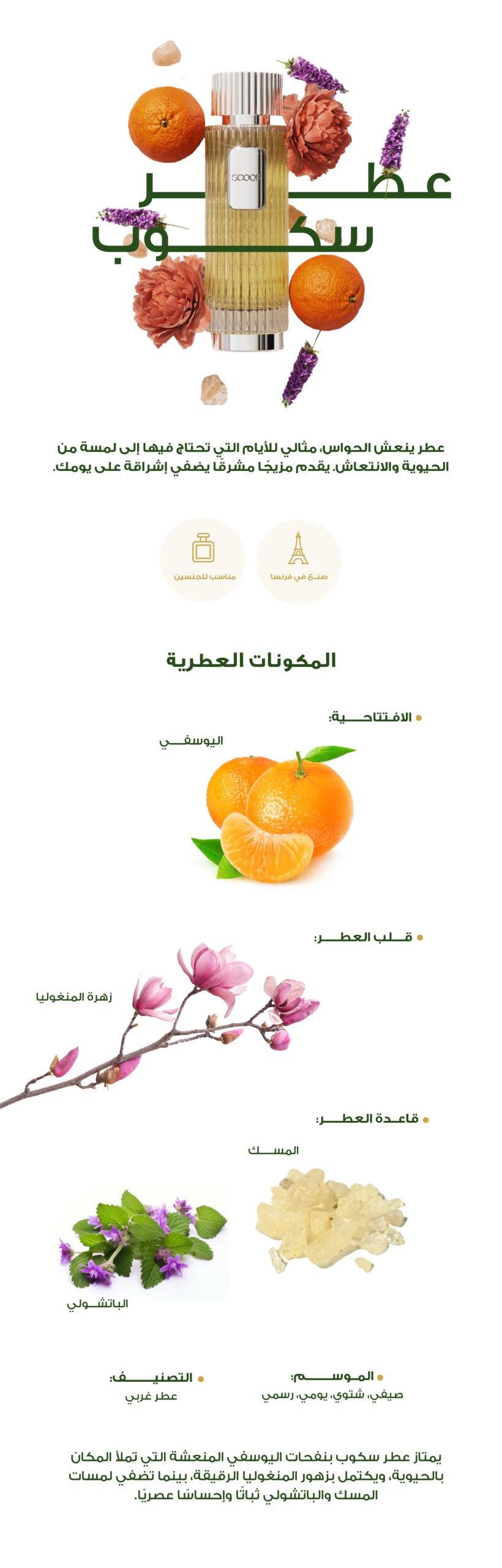 عطر سكوب عطر فرنسي برائحة الفواكه