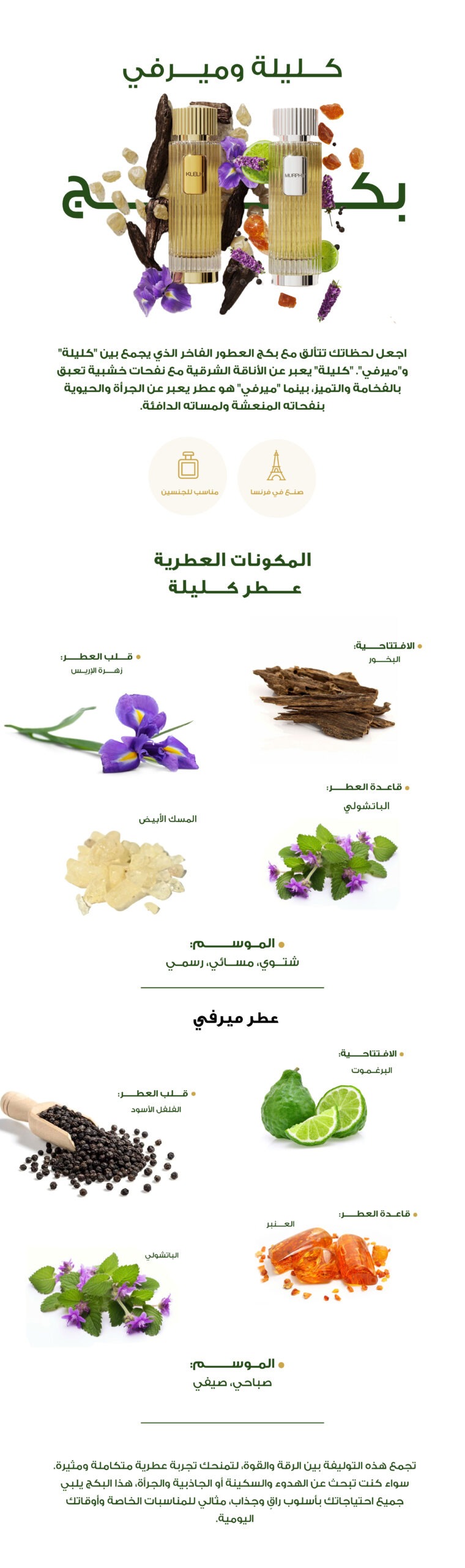 باكج عطور كليلة + ميرفي